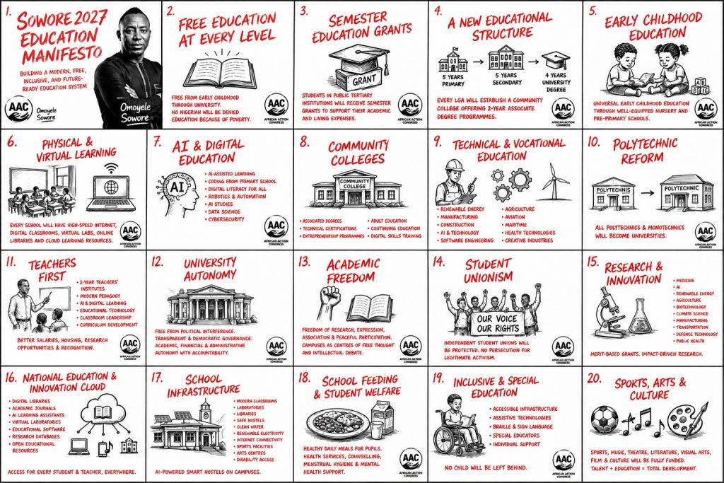 'Education will be free and teachers will be well-paid under my administration' - Sowore 2 'Education will be free and teachers will be well-paid under my administration' - Sowore
