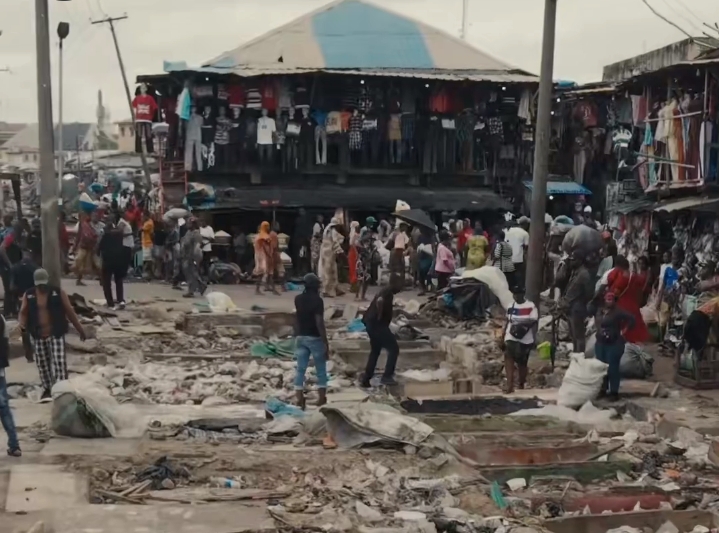 Lagos begin rebuilding of Lagos-Badagry Expressway into modern 10-lane highway, clears illegal shanties, market stalls along median