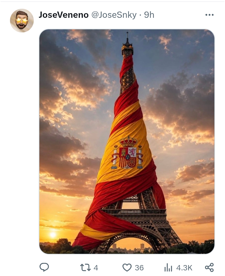 'Tonight's defeat hard to take' - Macron reacts to France' defeat to Spain 2 'Tonight's defeat hard to take' - Macron reacts to France' defeat to Spain