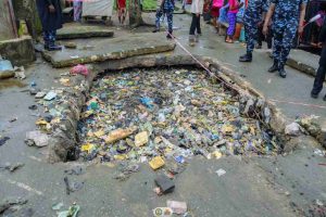 Governor Eno to demolish buildings blocking natural waterways after inspection of flood-affected areas in Uyo