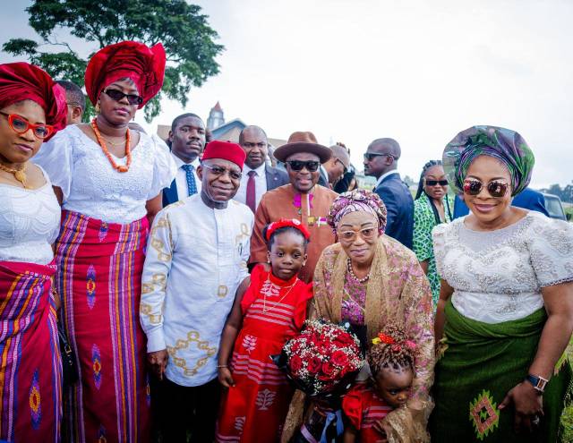 Governor Alex Otti welcomes First Lady, Senator Oluremi Tinubu, on "maiden" visit to Abia State on Tuesday