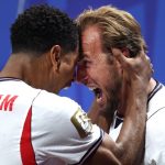 England 2-1 DR Congo: Kane net two late goals to help Three Lions reach round of 16
