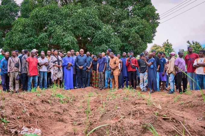 Obi visits Otukpo-Nobi community after the k*lling of '10' persons in recent attacks 4 Peter Obi, 2027 Presidential candidate of the Nigeria Democratic Congress (NDC), visits Otukpo-Nobi Community in Benue State where over "10" persons were killed in recent attacks