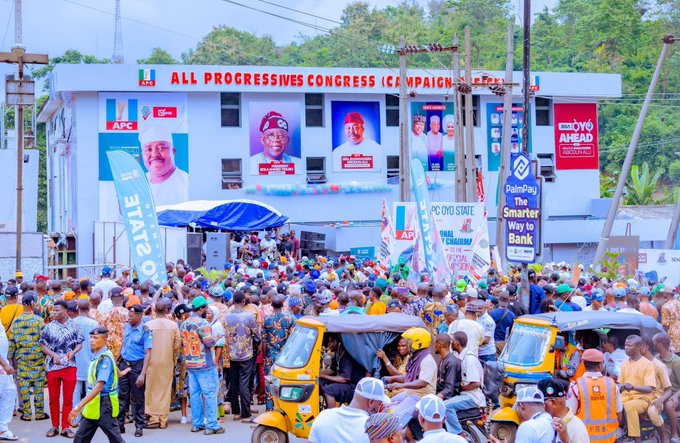 Prof. Nentawe Yilwatda, APC National Chairma, commissions Oyo State APC Campaign Office, inaugurate Governorship Campaign Council