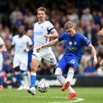 Cole Palmer scores Chelsea's fourth goal in the Premier League match against Brighton at Stamford Bridge on Sunday 30 August, 2026