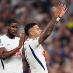 Tottenham ease to EFL Cup third round with 5-1 victory over Charlton Athletic 3 Savio celebrates with teammate after scoring for Tottenham Hotspur in their 5-1 EFL Cup 2026/27 Round two (2) win over Charlton Athletic on Wednesday 26 August, 2026 at Tottenham Hotspur Stadium