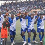 Players of Doma United celebrate goal