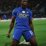 English forward, Danny Welbeck, celebrates his goal for Chelsea in the EFL Cup 2026/27 third round match against Leeds United on Wednesday 9 September, 2026 at Stamford Bridge