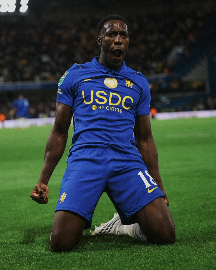 Chelsea 6-3 Leeds United: Blues thump Whites in EFL Cup at Stamford Bridge 1 English forward, Danny Welbeck, celebrates his goal for Chelsea in the EFL Cup 2026/27 third round match against Leeds United on Wednesday 9 September, 2026 at Stamford Bridge