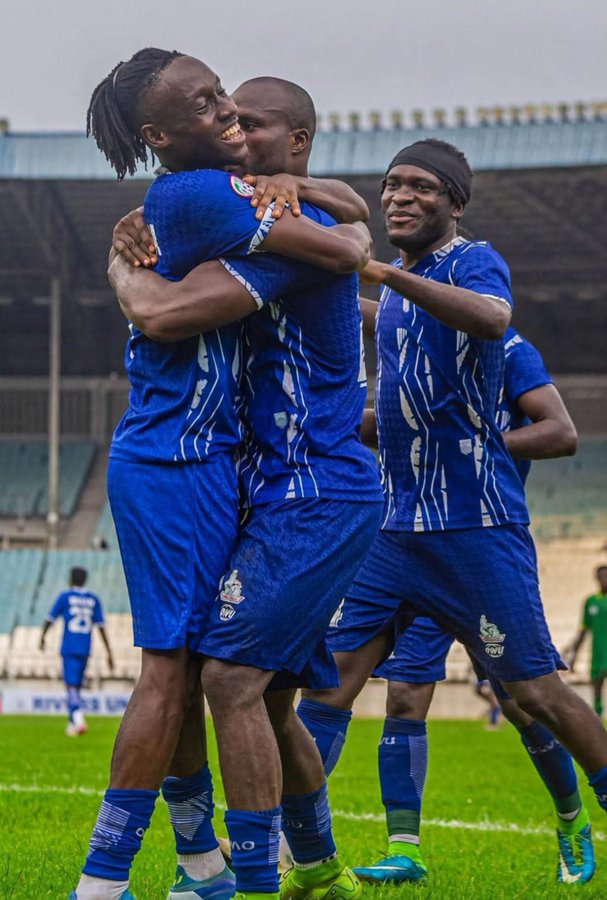 Rivers United ease through Kun Khalifat 5-0 in Port Harcourt 13 Rivers United players celebrate victory over Kun Khalifat FC in the NPFL 2026/27 match on Thursday 24 September, 2026 in Port Harcourt, Rivers State