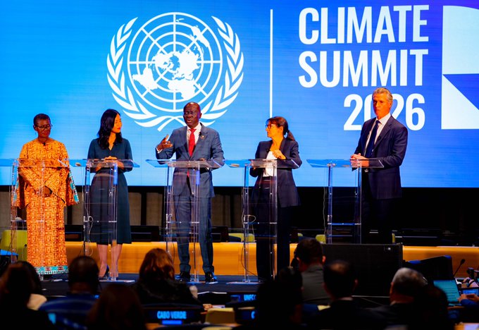 Climate Action 2026: Governor of Lagos State, Babajide Sanwo-Olu, at the United Nations (UN) High-level meeting on Climate Action and the Just Transition convened by the Office of Ms. Amina Mohammed, Deputy Secretary-General of the UN in New York State, US