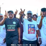 Photos: Obi launches NDC campaign office in Asaba 3 Peter Obi, 2027 Presidential candidate of the Nigeria Democratic Congress (NDC) with Deacon Chris Iyovwaye, Governorship Candidate of the Party at the launch of the Party's Campaign Office in Asaba, Delta State on Thursday 23 September, 2026
