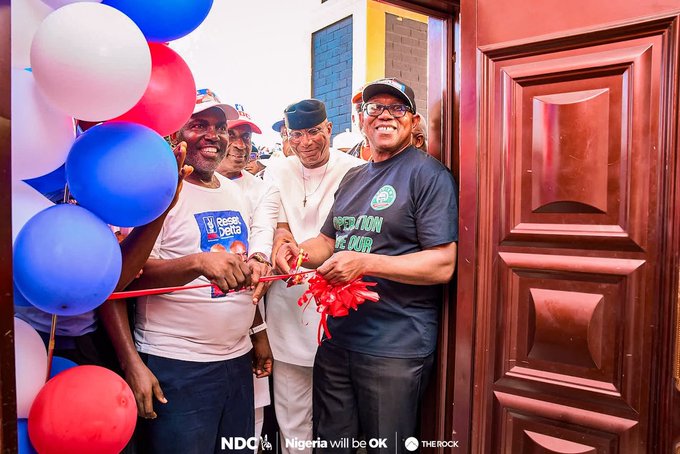 Photos: Obi launches NDC campaign office in Asaba
