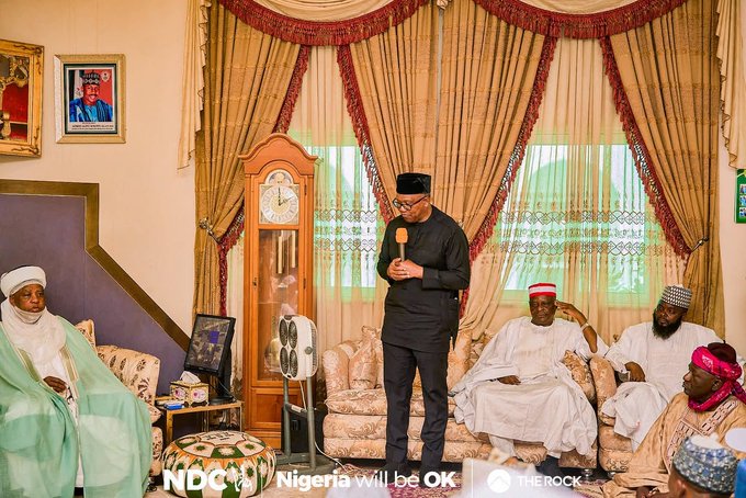 Photos: Obi and Kwankwaso visit Sultan of Sokoto ahead of town-hall engagements
