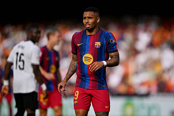 'I’m still building up match fitness' - Barcelona debutant Jesus after win at Valencia 3 Gabriel Jesus on his debut for FC Barcelona during the La Liga 2026/27 match against Valencia on Sunday 6 September, 2026 at Mestalla