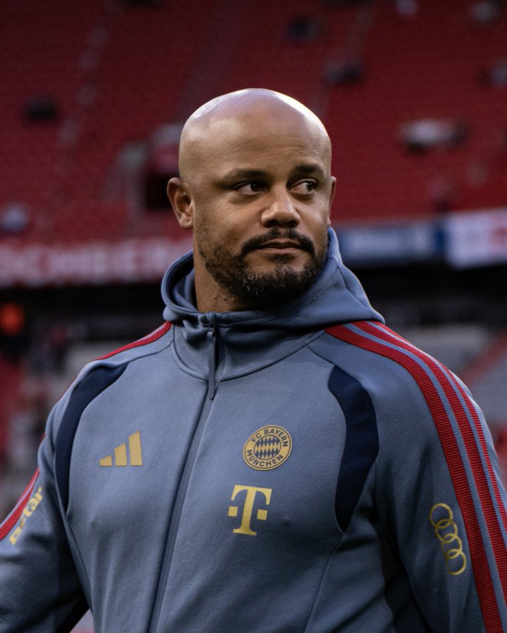Bayern Munich coach Kompany undergoing 'thorough medical examinations' after collapsing during training session 2 Bayern Munich manager, Vincent Kompany
