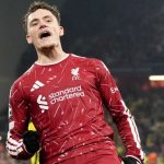 German attacking midfielder, Florian Wirtz, netted the fourth goal for Liverpool in the Uefa Champions League 2026/27 League Phase match against Villarreal at Anfield on Tuesday 20 October, 2026