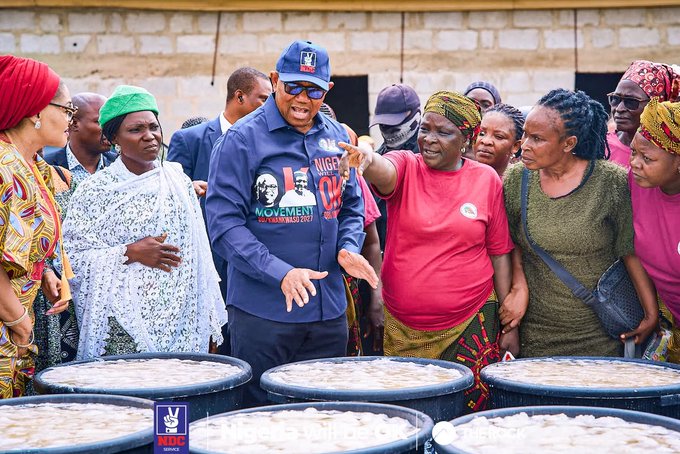 FCT Women complain to Obi about 'worsening hardship and declining business patronage' 1 Peter Obi, Presidential candidate of the Nigeria Democratic Congress (NDC) for the 2027 Elections, with women of the Akpu Sellers Association at their markets in the Kwali Area Council of the Federal Capital Territory (FCT)
