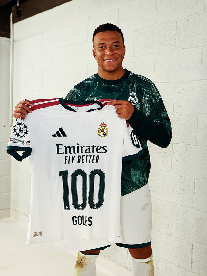 Mbappe now has 100 goals for Real Madrid 3 France forward, Kylian Mbappe, reached 100 goals for Real Madrid after netting a brace in the La Liga match against Barcelona on Sunday 25 October, 2026 at Camp Nou