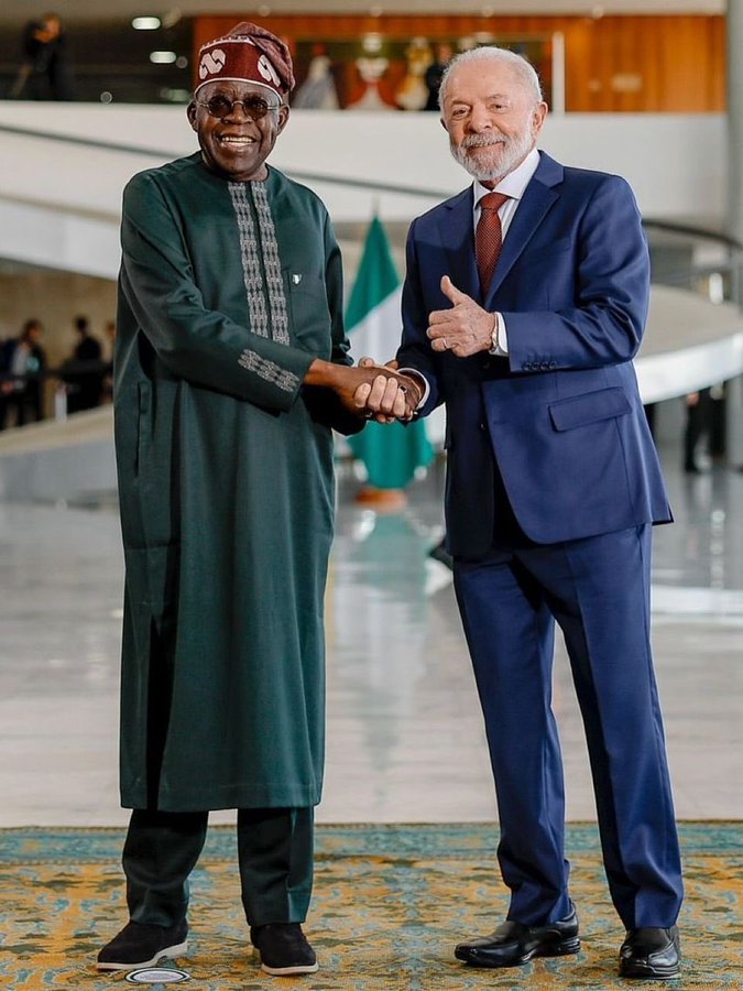 President of Nigeria, Bola Ahmed Tinubu | President of Brazil, Lula Da Silva