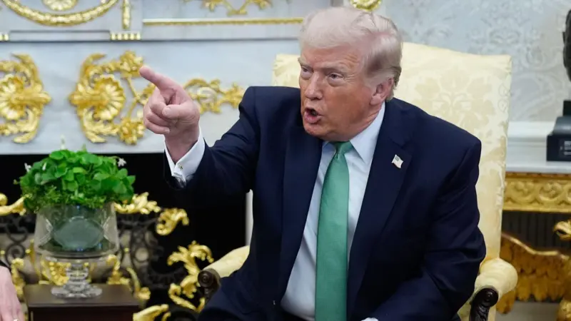 Ukraine strikes on Russia refineries 'driving up gasoline' not strait of hormuz 9 President of the United States (US), Donald Trump