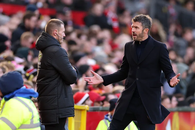 Michael Carrick's Reds were down 0-2 to AFC Bournemouth at halftime in the Premier League match on Sunday 25 October, 2026 at Old Trafford