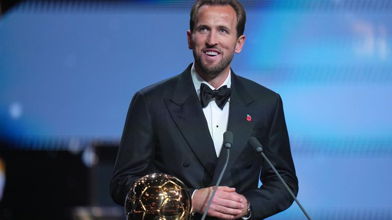 Bayern Munich and England forward, Harry Kane, Ballon d'Or 2026 winner